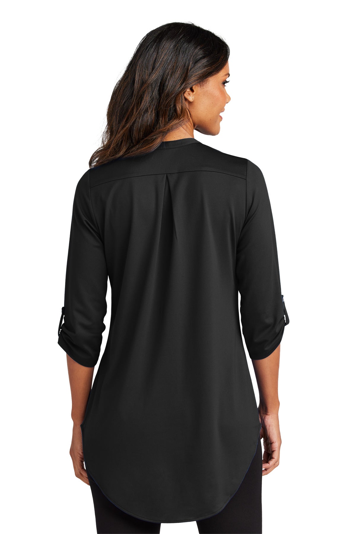 Port Authority Women's City Stretch 3/4-Sleeve Tunic - Black