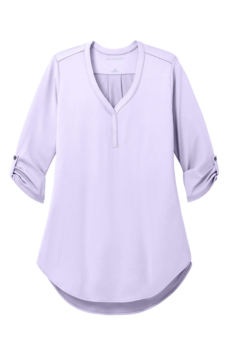 Port Authority Women's City Stretch 3/4-Sleeve Tunic - Bright Lavender