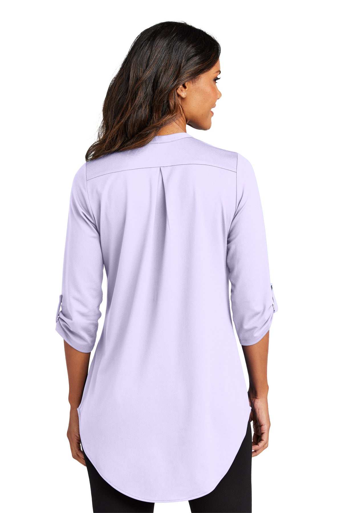 Port Authority Women's City Stretch 3/4-Sleeve Tunic - Bright Lavender