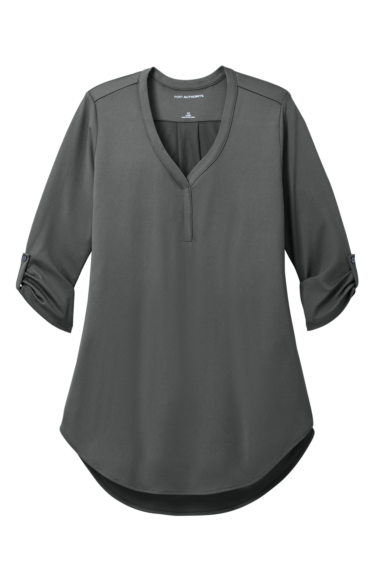 Port Authority Women's City Stretch 3/4-Sleeve Tunic - Graphite