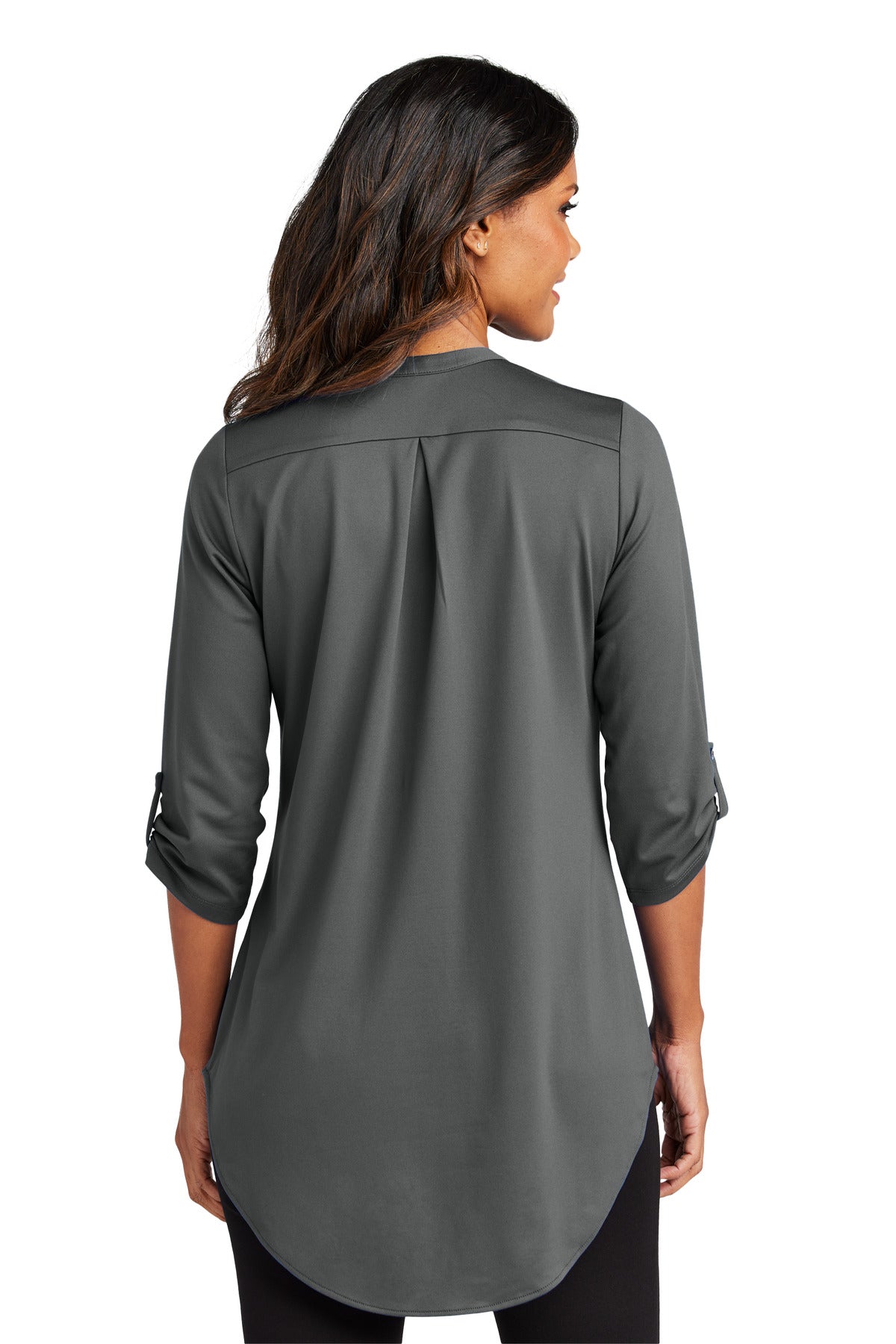 Port Authority Women's City Stretch 3/4-Sleeve Tunic - Graphite