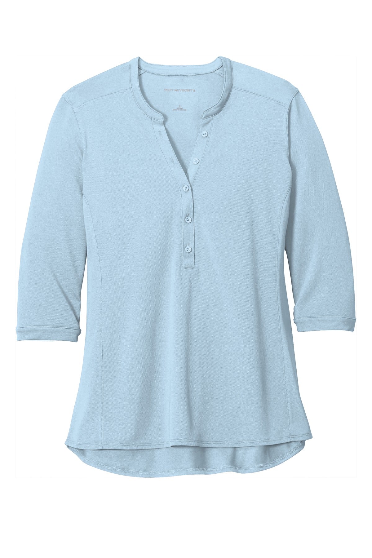 Port Authority   Women's UV Choice Pique Henley - Cloud Blue