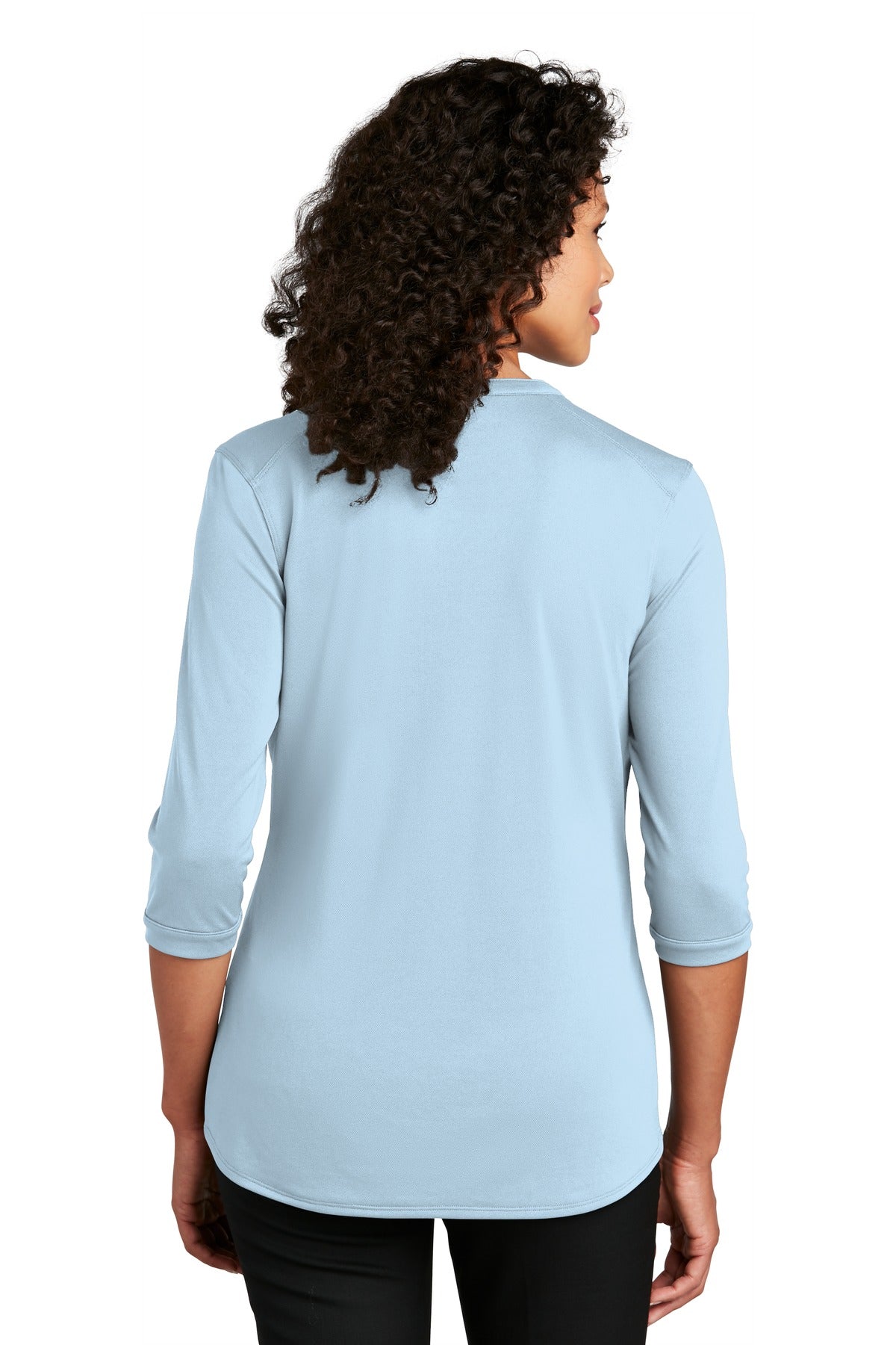 Port Authority   Women's UV Choice Pique Henley - Cloud Blue
