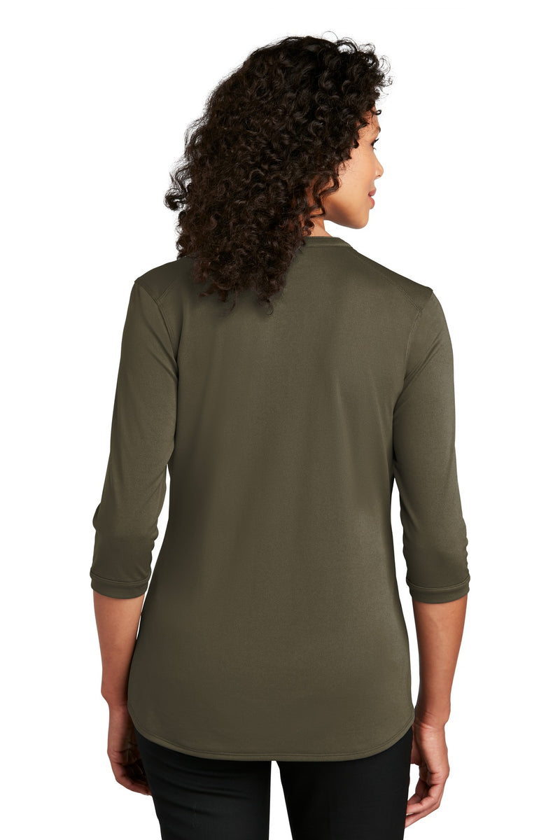 Port Authority   Women's UV Choice Pique Henley - Deep Olive