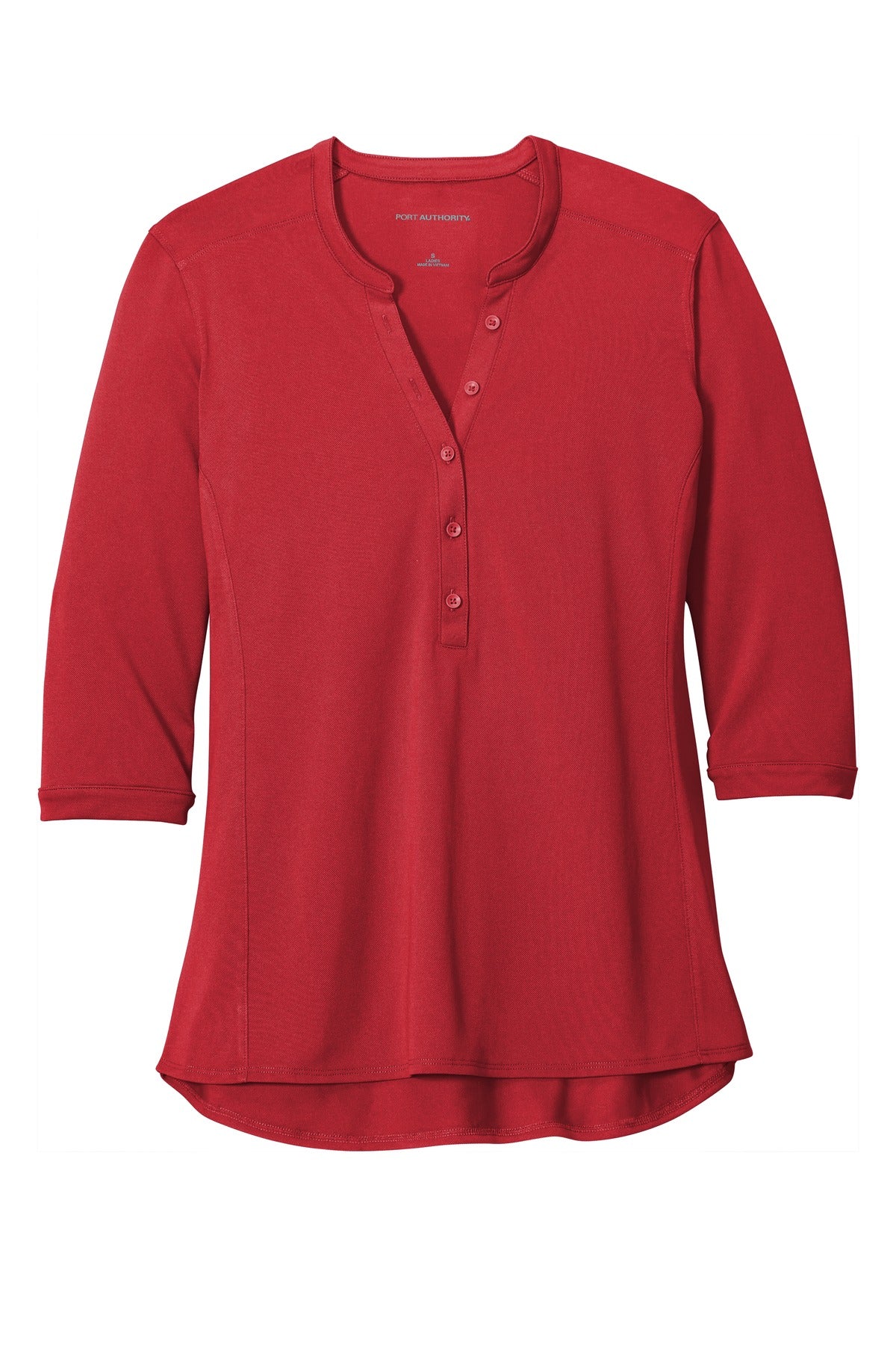 Port Authority   Women's UV Choice Pique Henley - Rich Red