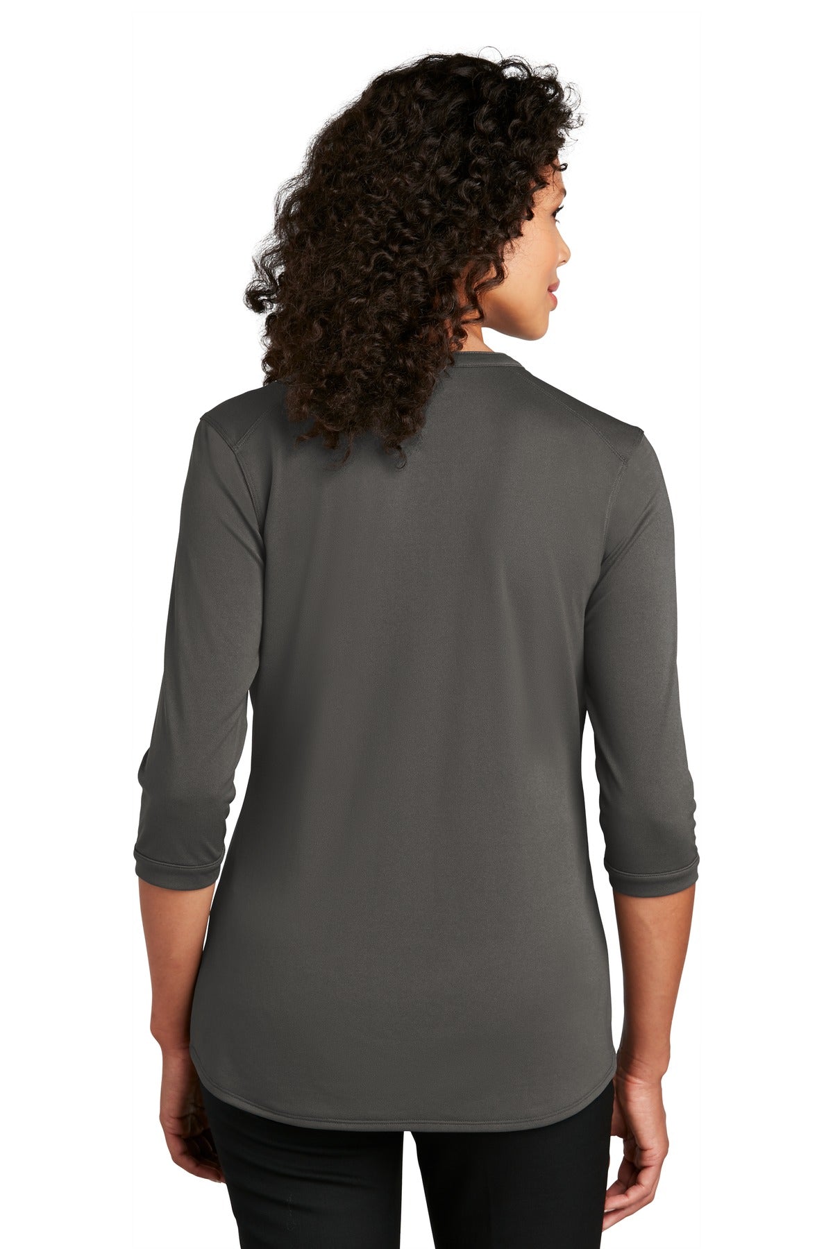Port Authority   Women's UV Choice Pique Henley - Sterling Grey