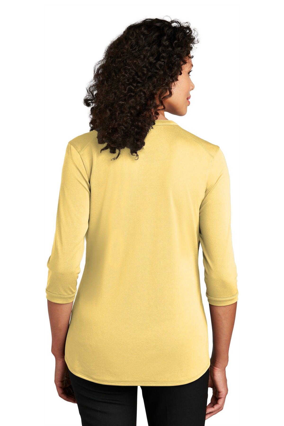Port Authority   Women's UV Choice Pique Henley - Sunbeam Yellow