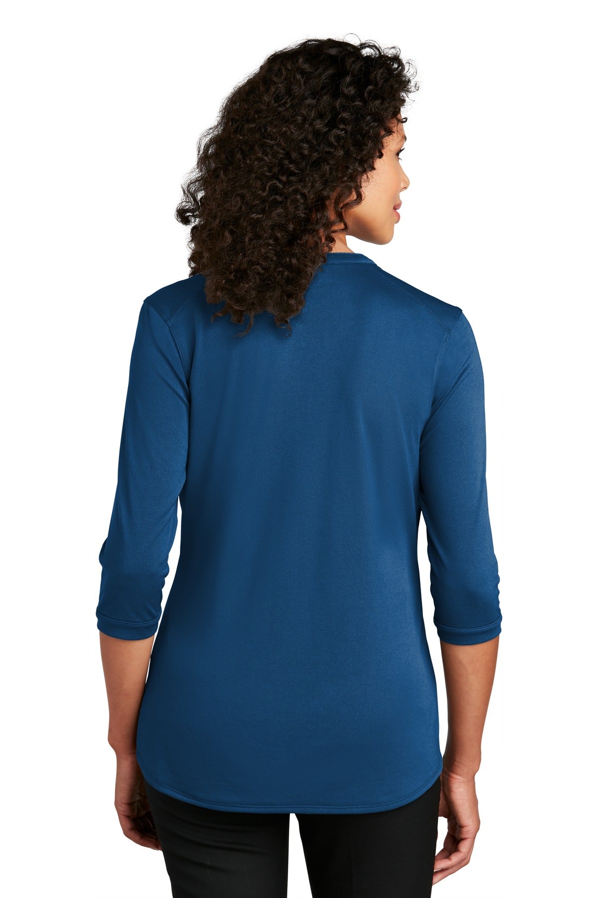 Port Authority   Women's UV Choice Pique Henley - True Blue
