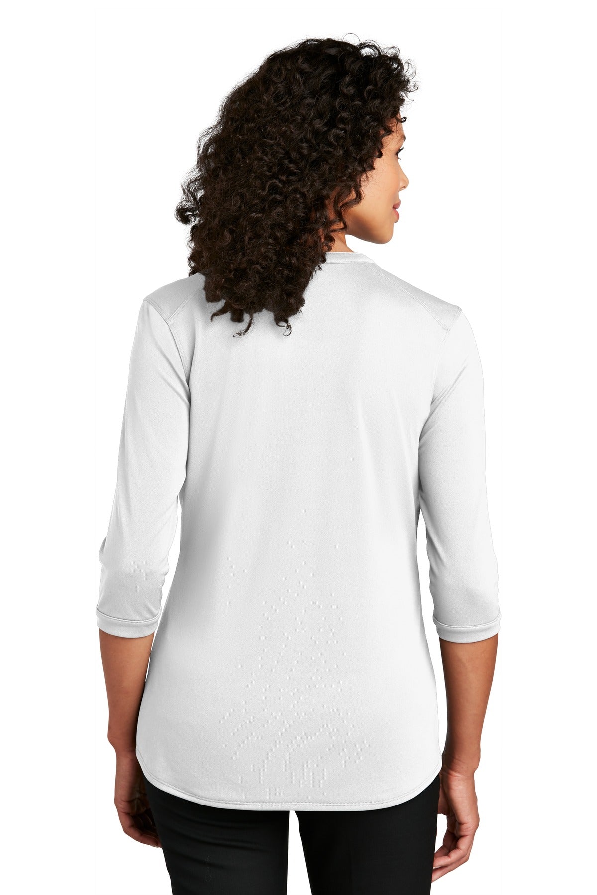 Port Authority   Women's UV Choice Pique Henley - White