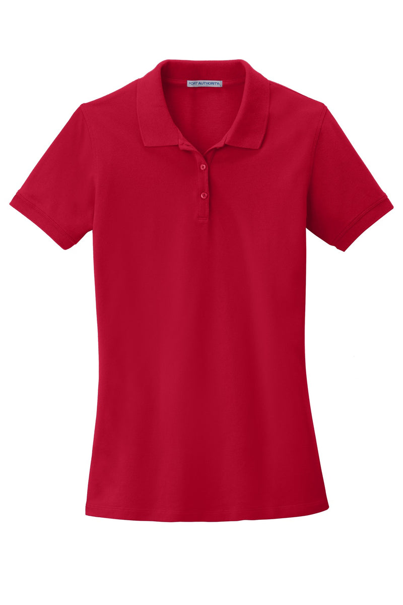 Port Authority Women's EZCotton Polo - Apple Red