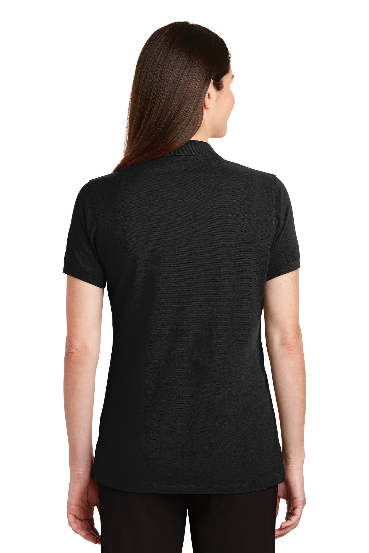 Port Authority Women's EZCotton Polo - Black