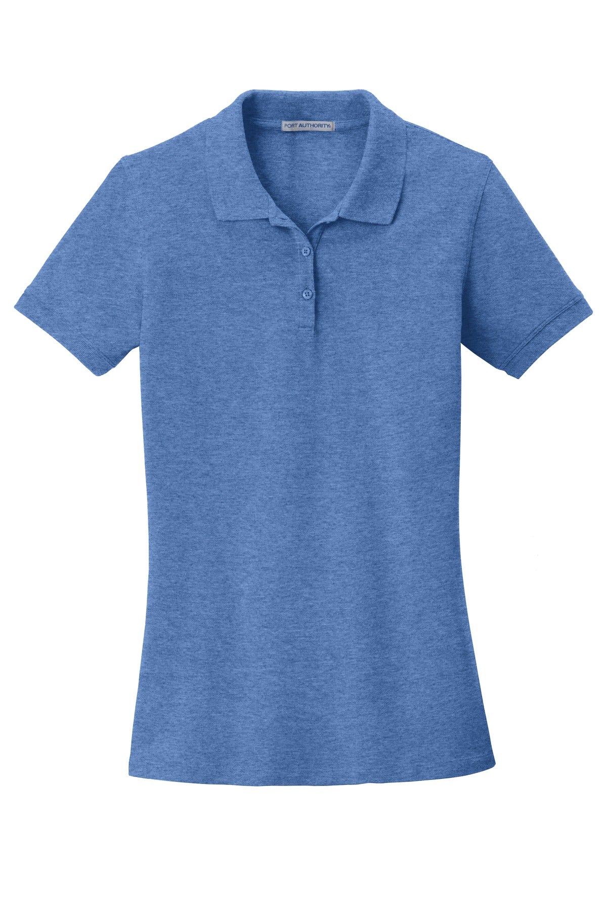 Port Authority Women's EZCotton Polo - Blue Heather