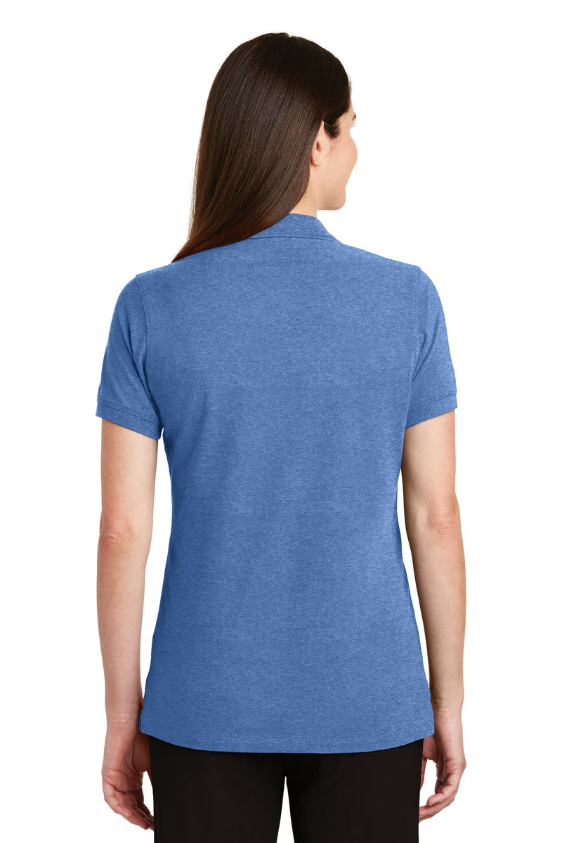 Port Authority Women's EZCotton Polo - Blue Heather