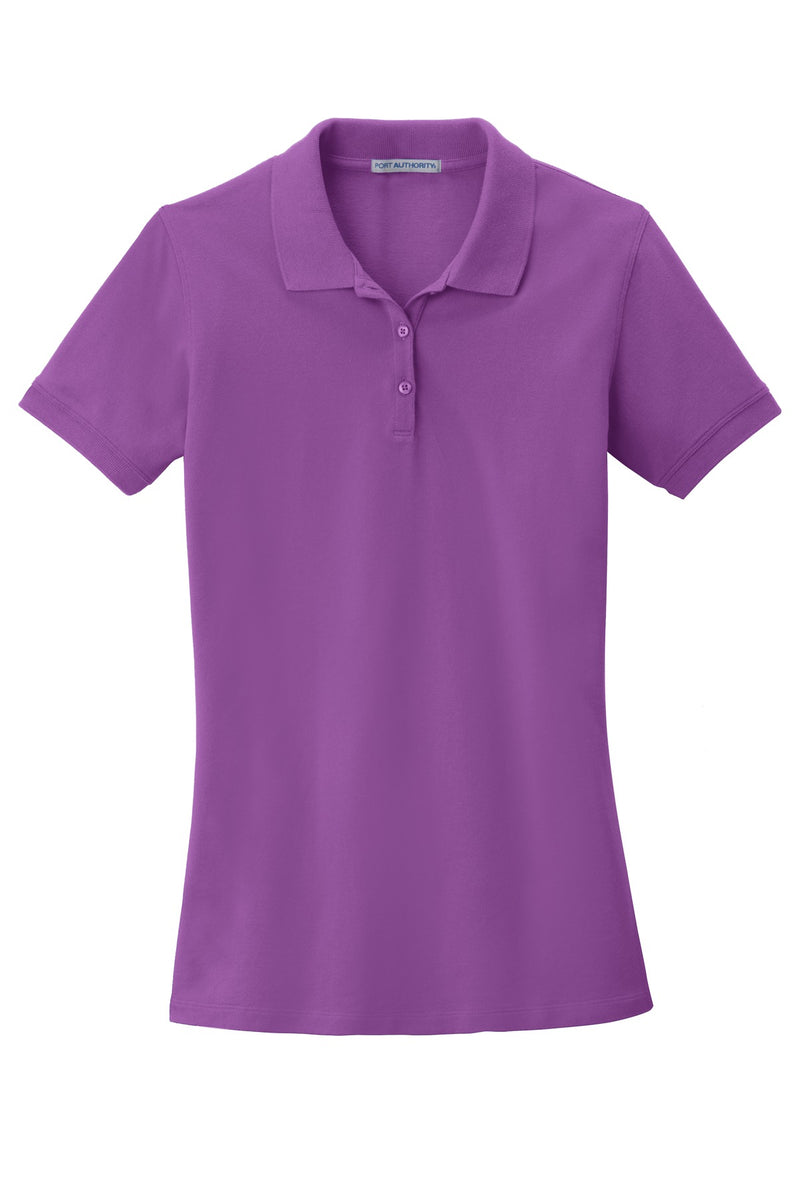 Port Authority Women's EZCotton Polo - Bright Violet