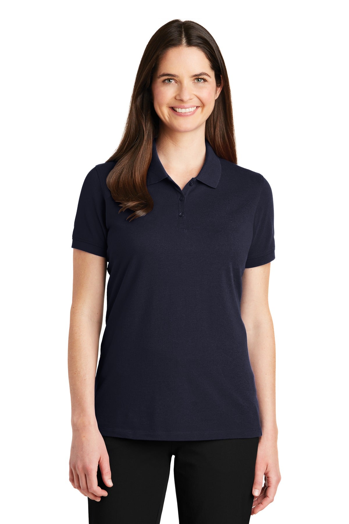 Port Authority Women's EZCotton Polo - Navy