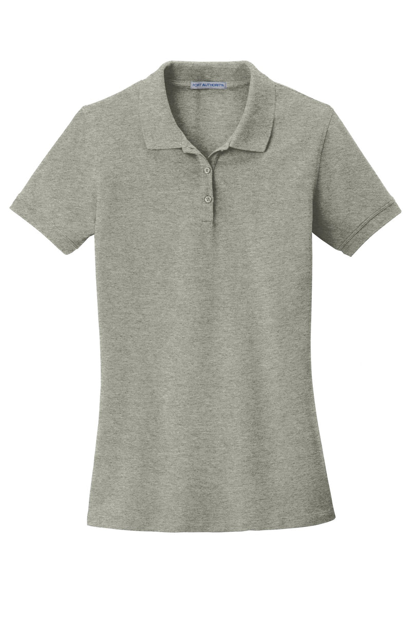 Port Authority Women's EZCotton Polo - Oxford Heather