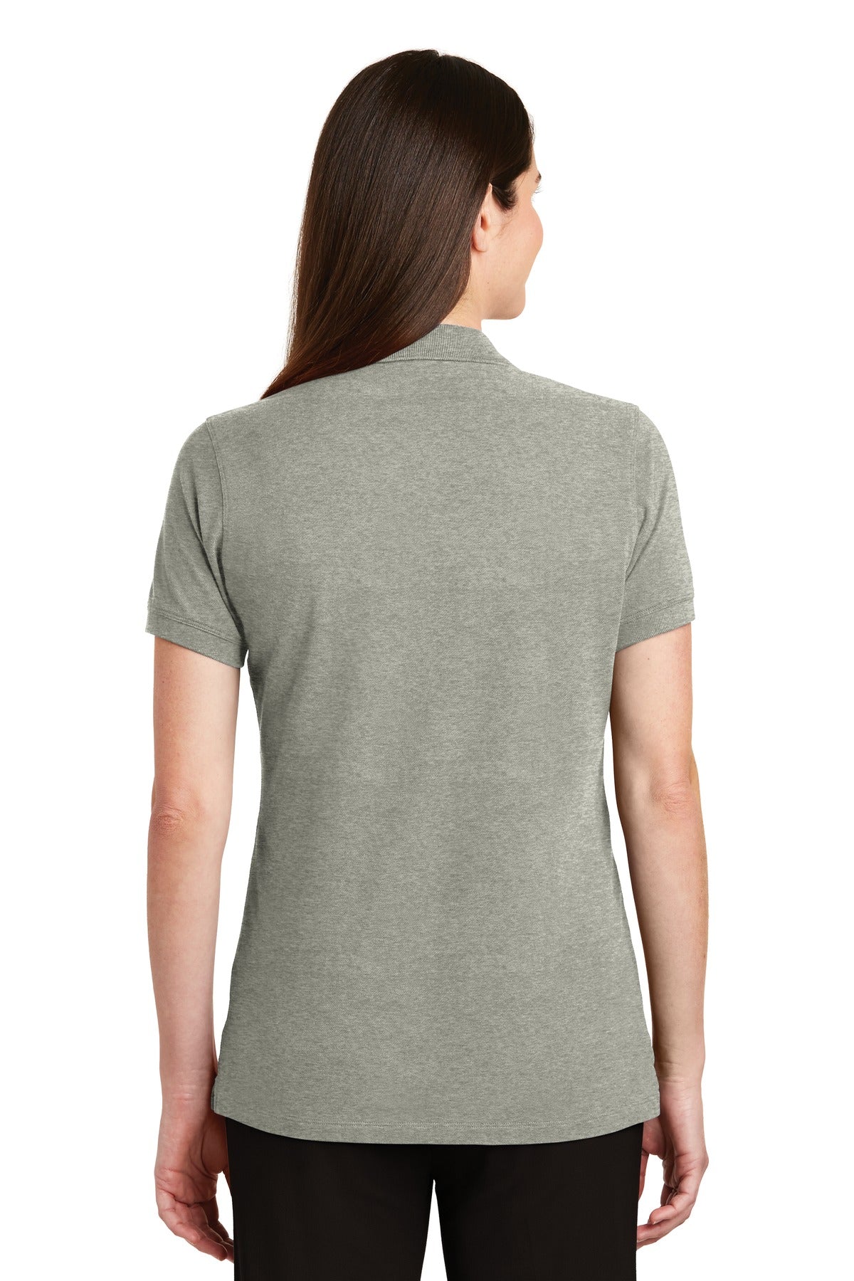 Port Authority Women's EZCotton Polo - Oxford Heather