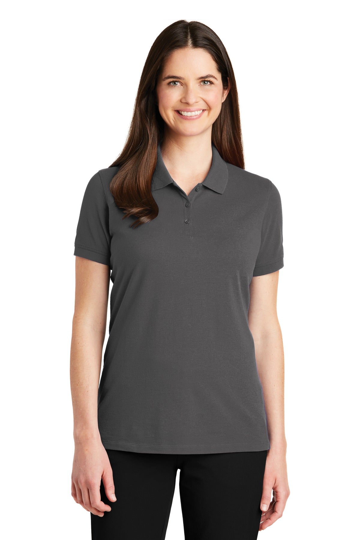Port Authority Women's EZCotton Polo - Sterling Grey