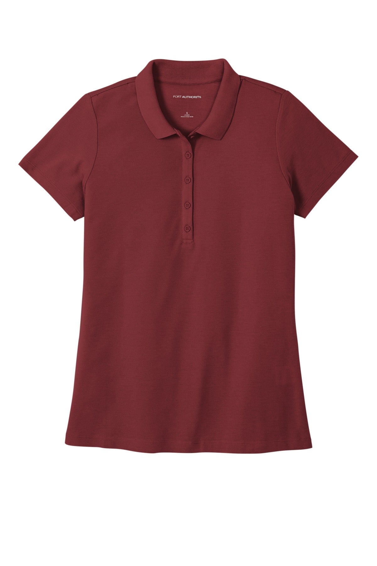 Port Authority Women's SuperPro React  Polo - Burgundy