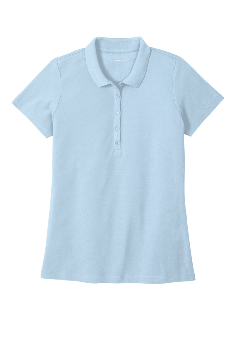 Port Authority Women's SuperPro React  Polo - Cloud Blue