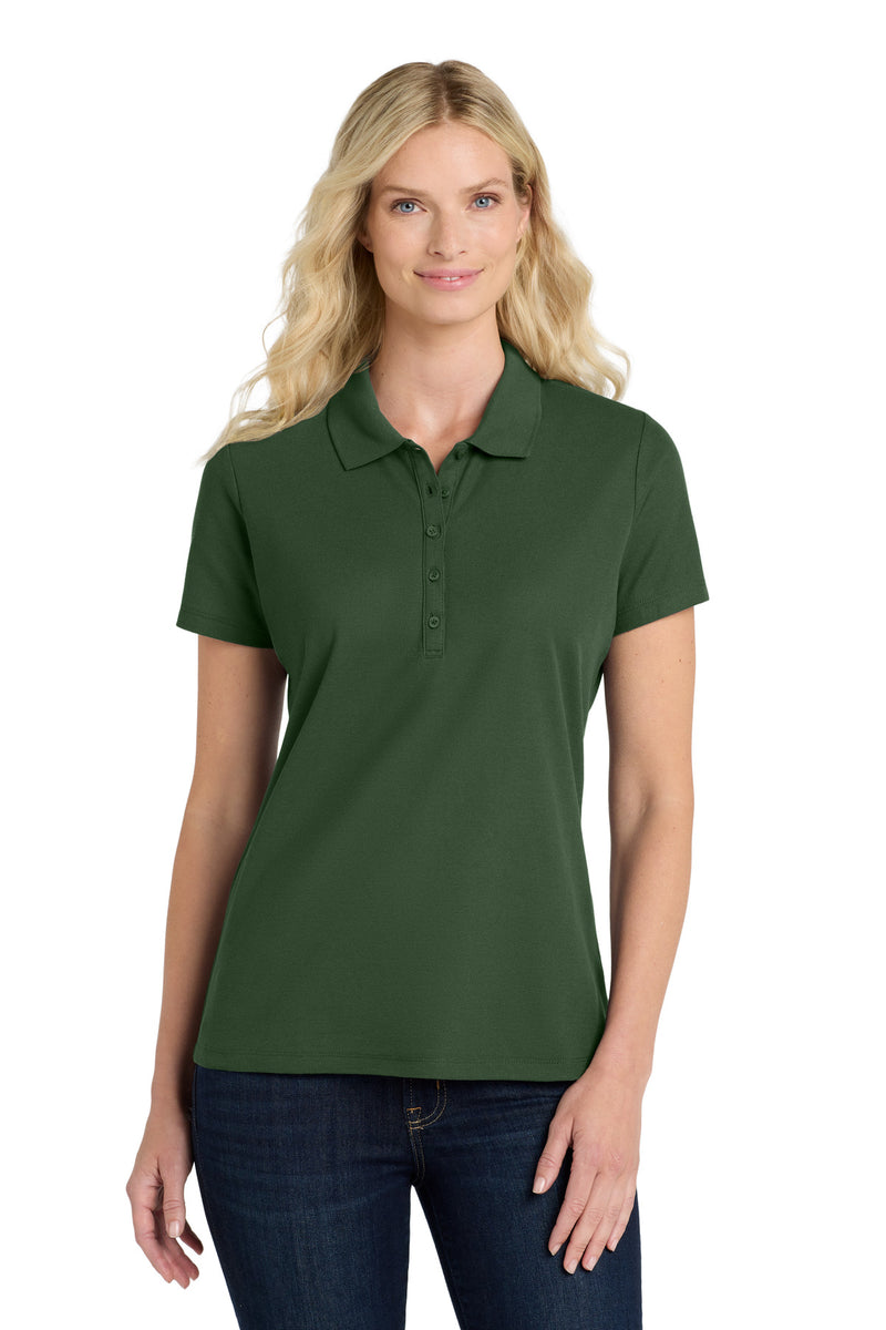 Port Authority Women's SuperPro React  Polo - Dark Green