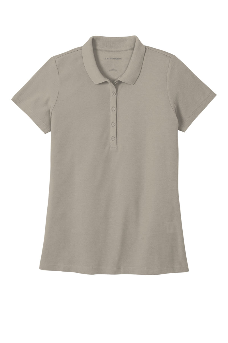Port Authority Women's SuperPro React  Polo - Gusty Grey