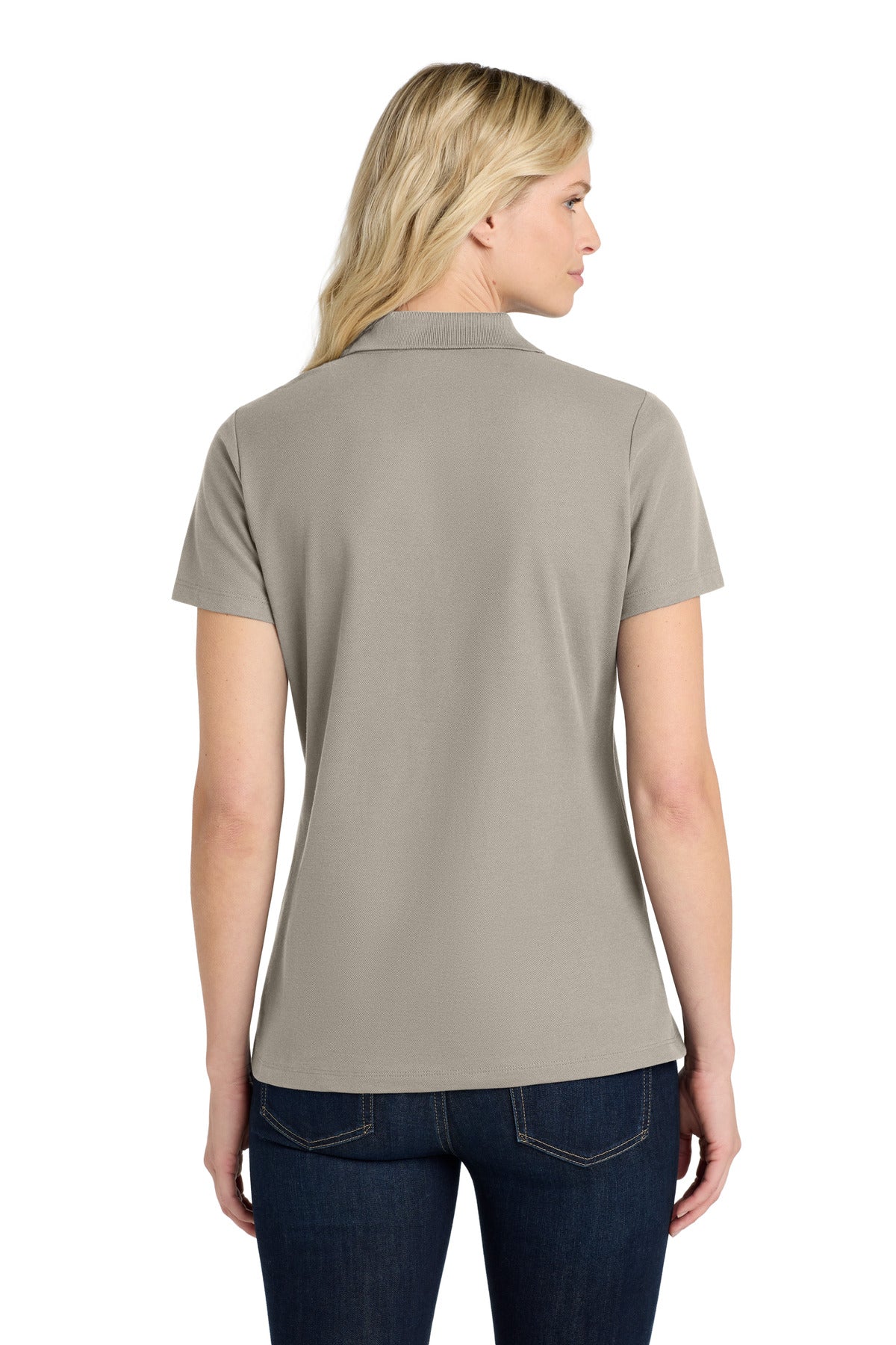 Port Authority Women's SuperPro React  Polo - Gusty Grey