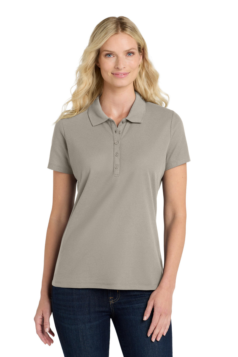 Port Authority Women's SuperPro React  Polo - Gusty Grey