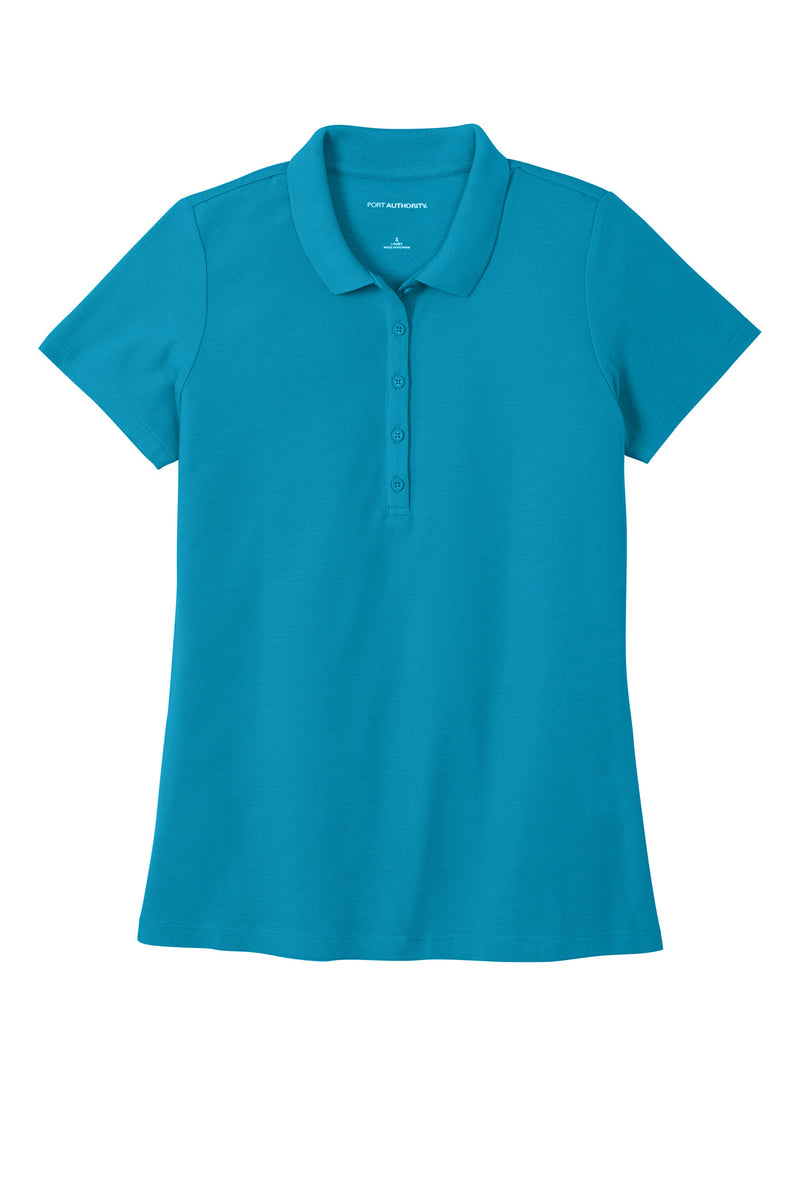 Port Authority Women's SuperPro React  Polo - Parcel Blue