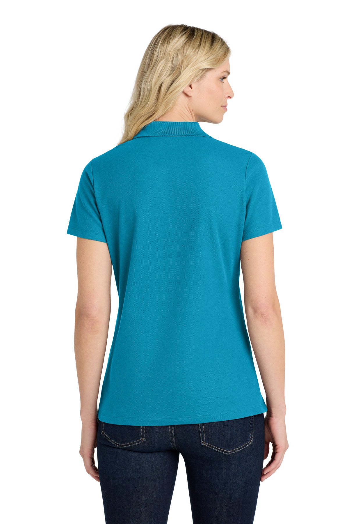 Port Authority Women's SuperPro React  Polo - Parcel Blue