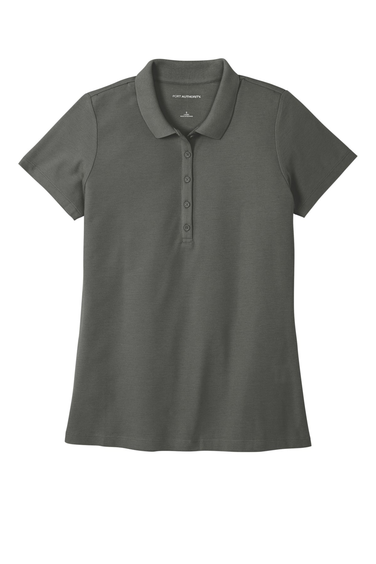 Port Authority Women's SuperPro React  Polo - Storm Grey