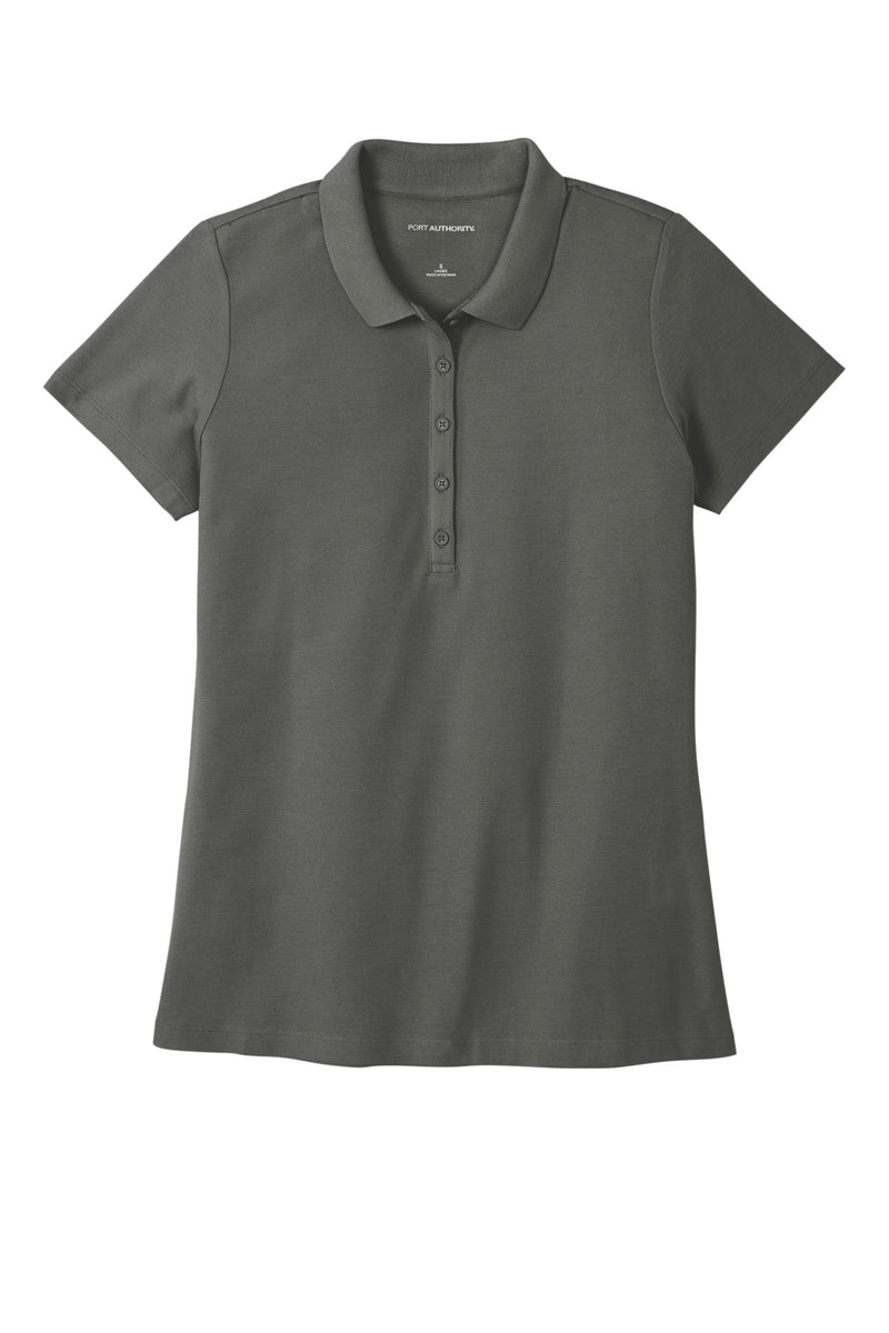 Port Authority Women's SuperPro React  Polo - Storm Grey