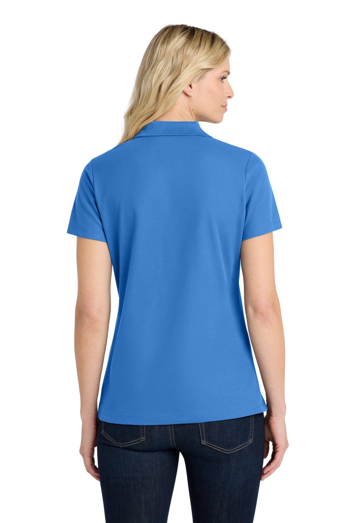 Port Authority Women's SuperPro React  Polo - Strong Blue