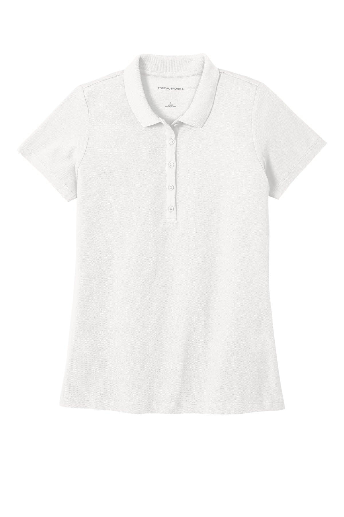 Port Authority Women's SuperPro React  Polo - White