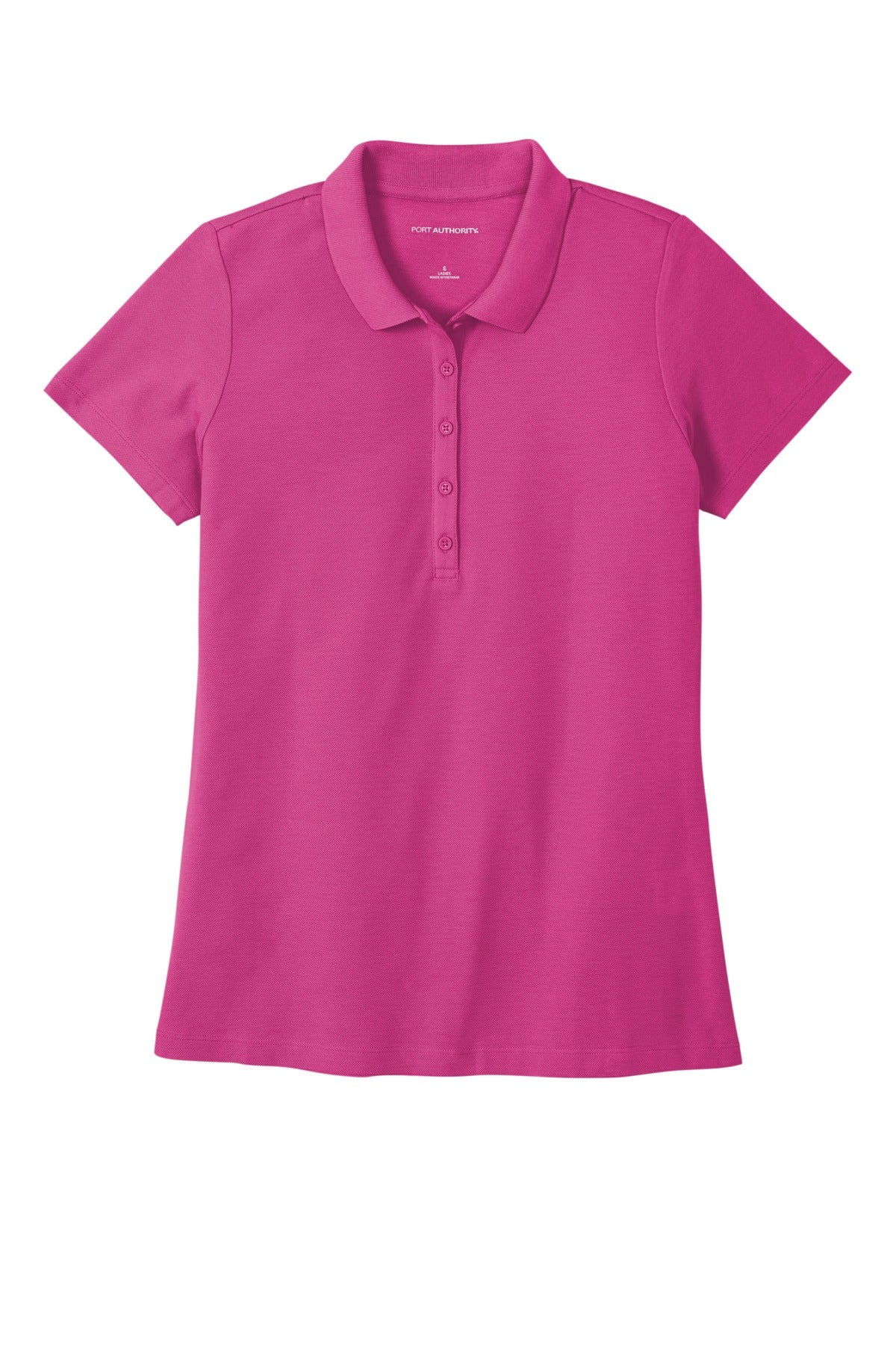 Port Authority Women's SuperPro React  Polo - Wild Berry