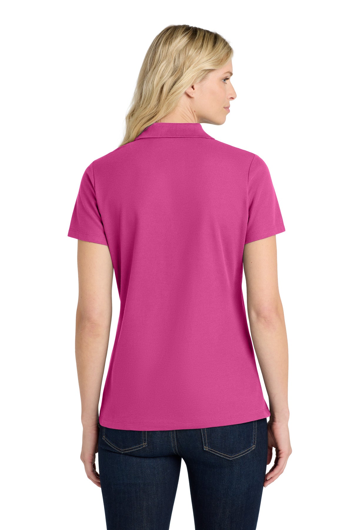 Port Authority Women's SuperPro React  Polo - Wild Berry