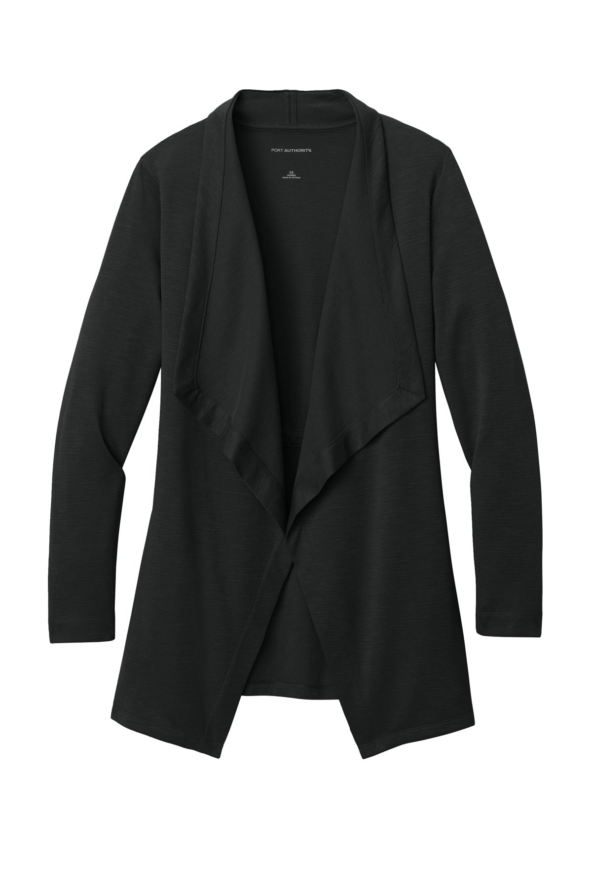 Port Authority Women's Breakwater Open Cardigan - Deep Black