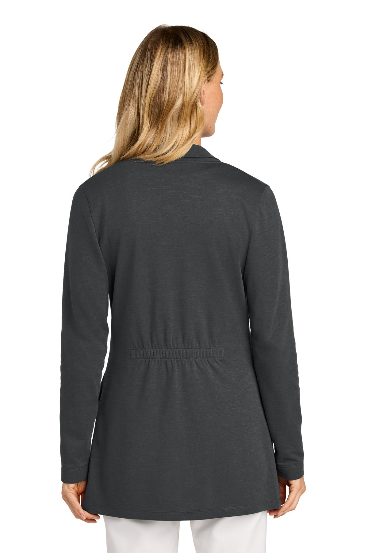 Port Authority Women's Breakwater Open Cardigan - Grey Steel