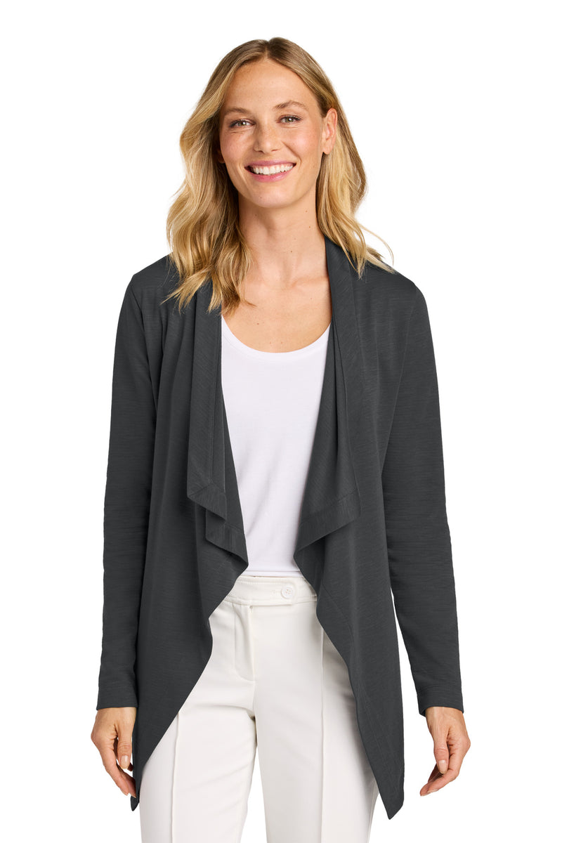 Port Authority Women's Breakwater Open Cardigan - Grey Steel