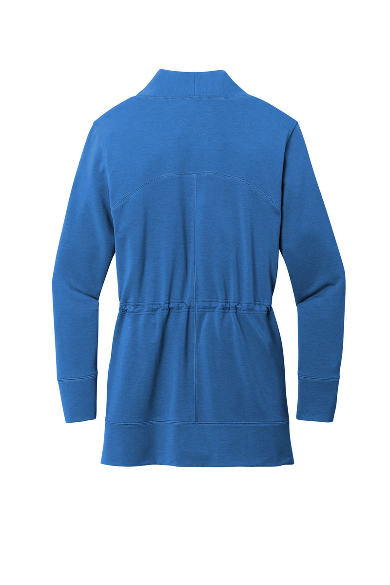 Port Authority Women's Microterry Cardigan - Aegean Blue