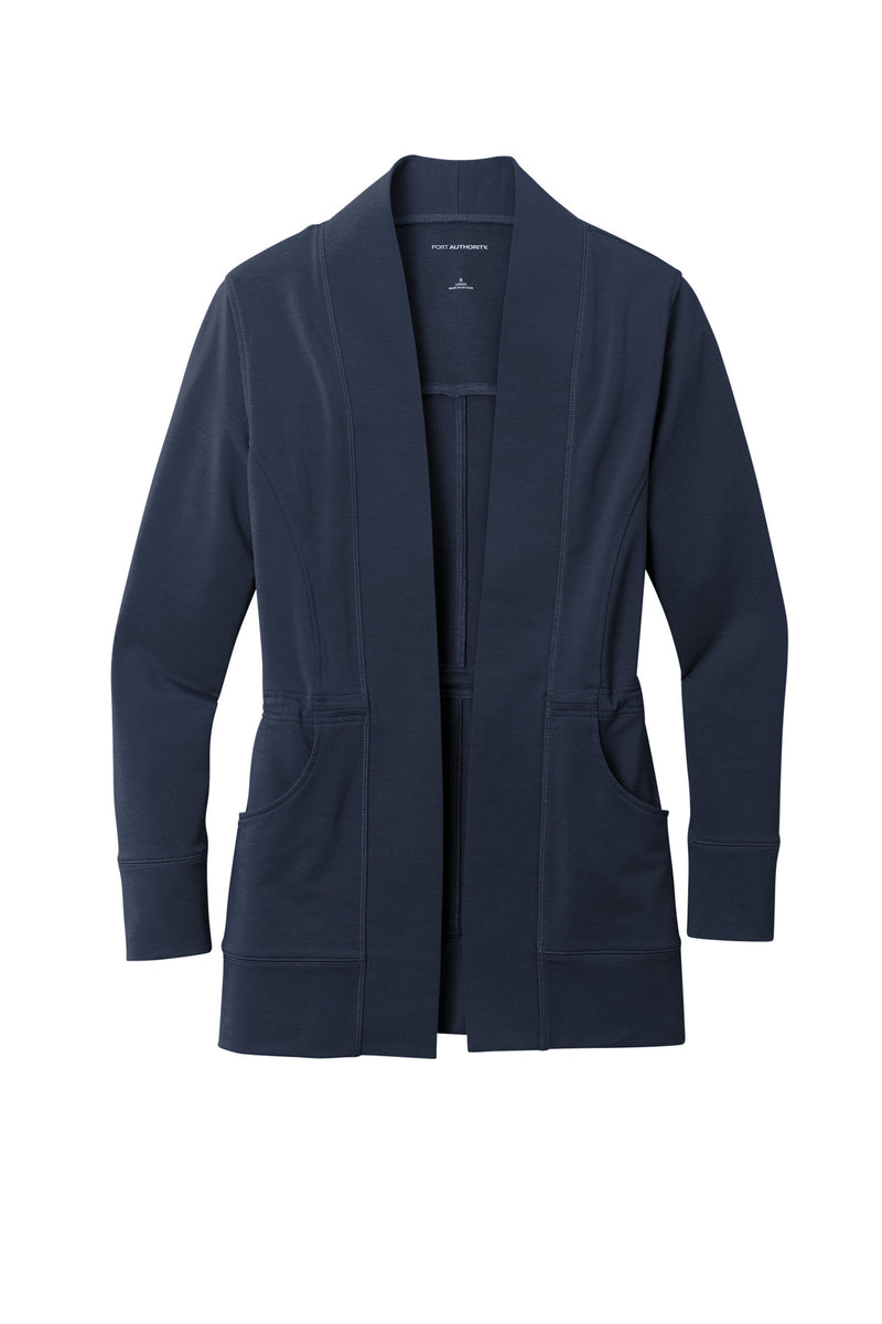 Port Authority Women's Microterry Cardigan - River Blue Navy