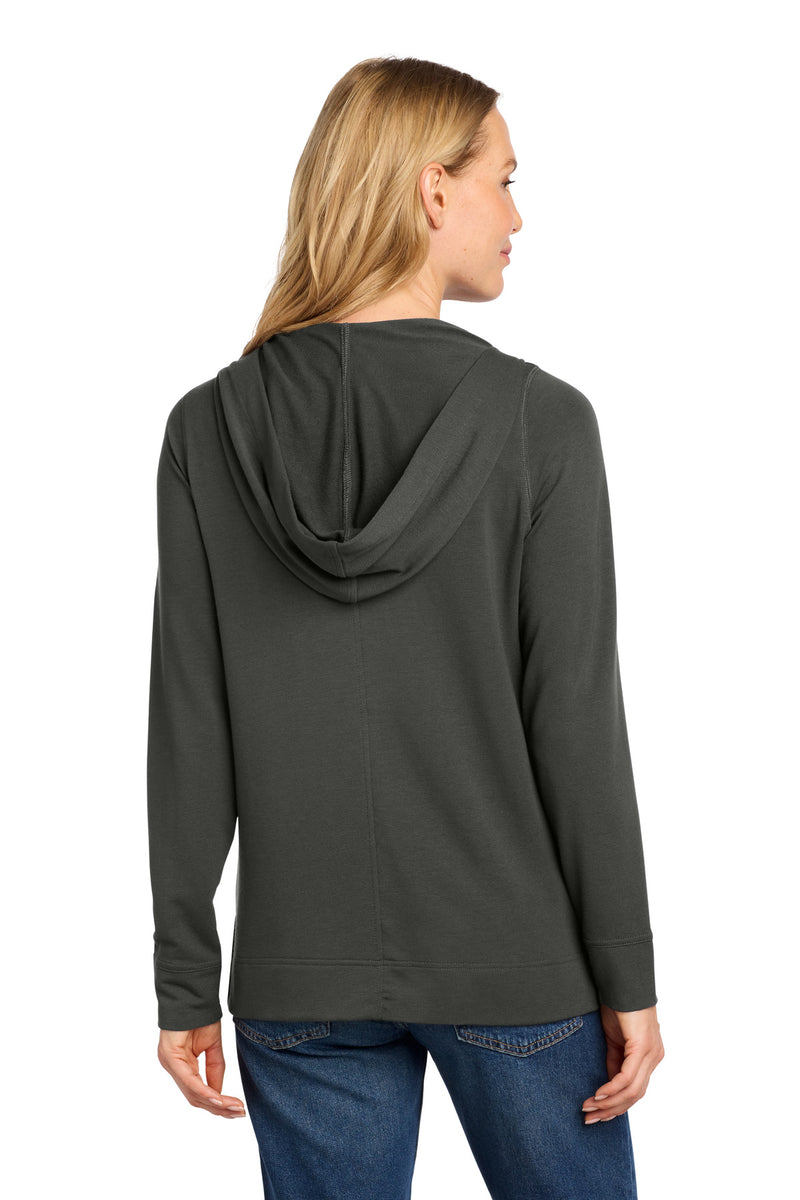 Port Authority Women's Microterry Pullover Hoodie - Charcoal