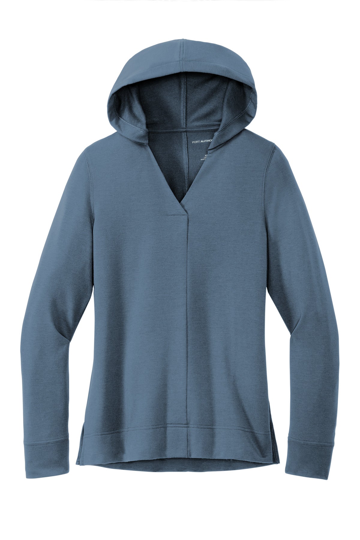Port Authority Women's Microterry Pullover Hoodie - Dusk Blue