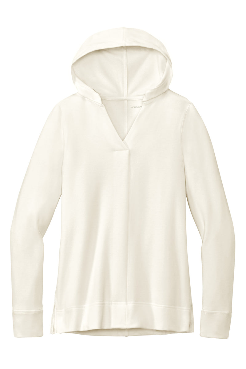 Port Authority Women's Microterry Pullover Hoodie - Ivory Chiffon