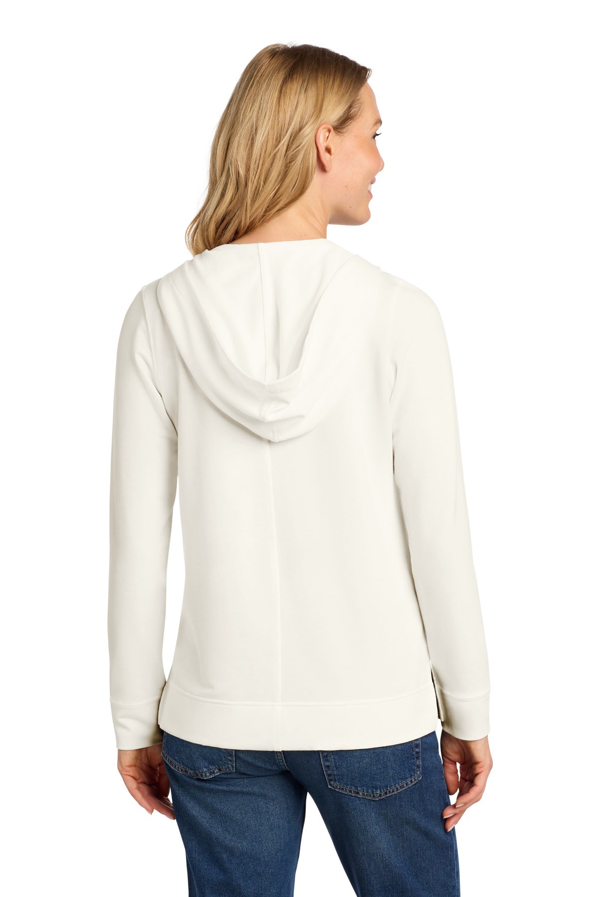 Port Authority Women's Microterry Pullover Hoodie - Ivory Chiffon