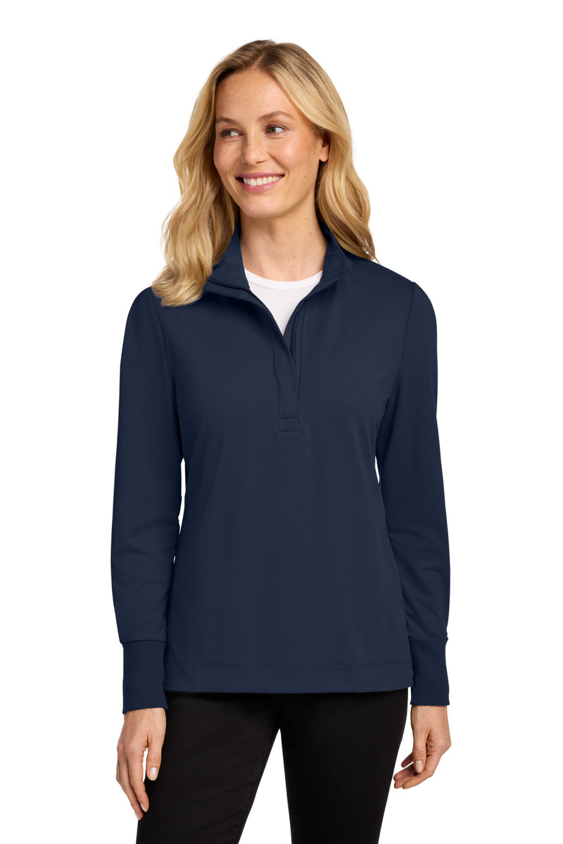 Port Authority Women's Fairway Stretch 1/4-Zip - River Blue Navy