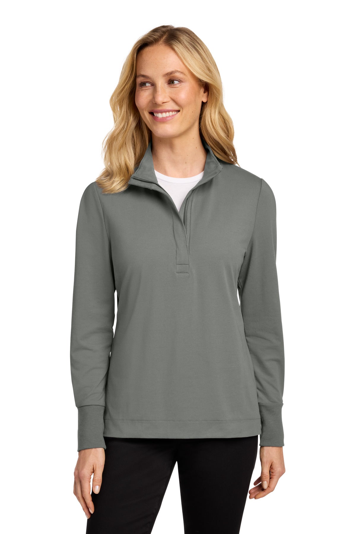 Port Authority Women's Fairway Stretch 1/4-Zip - Shadow Grey