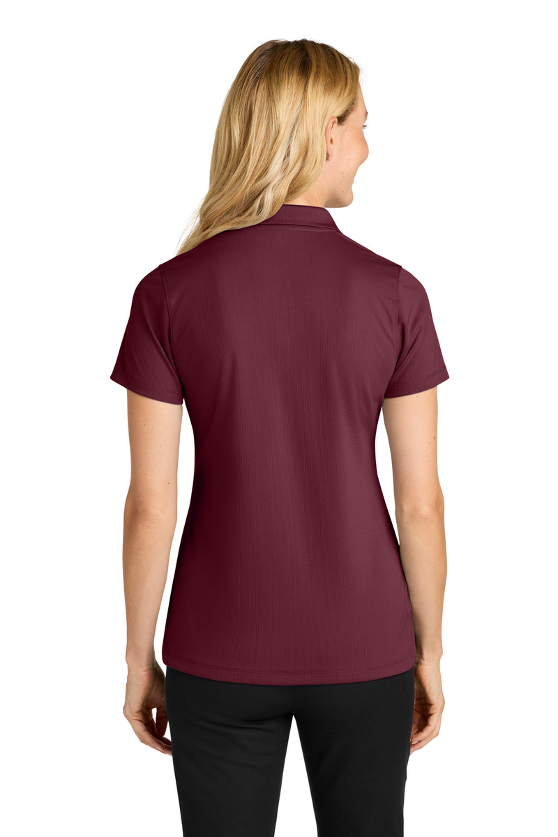 Port Authority Women's Dry Zone Stain-Release Grid Polo - Club Burgundy