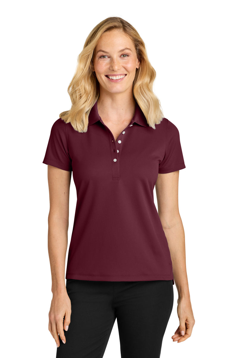 Port Authority Women's Dry Zone Stain-Release Grid Polo - Club Burgundy
