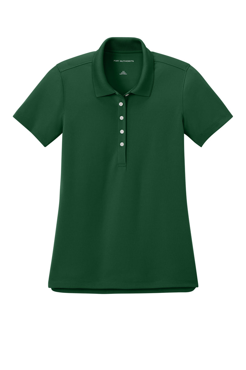 Port Authority Women's Dry Zone Stain-Release Grid Polo - Hunter Green